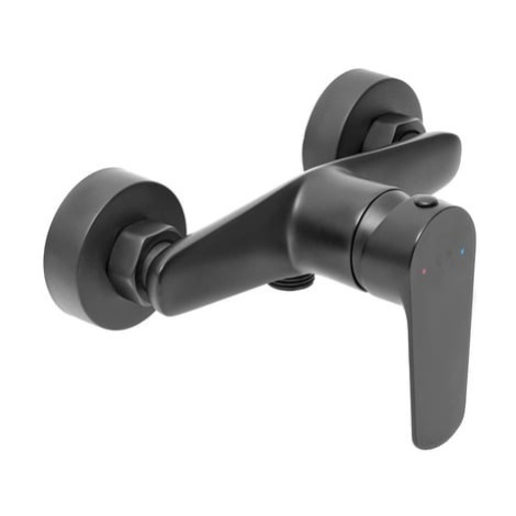 Sprchová batéria SAT Mood bez sprchového setu 150 mm čierna SATBSMOOD268C