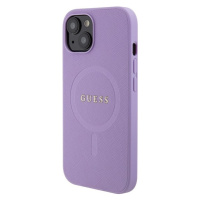 Guess PU Saffiano MagSafe Apple iPhone 15 Plus GUHMP15MPSAHMCU Purple