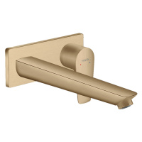 Hansgrohe Talis E, páková umývadlová batéria pod omietku, s výtokom 22,5 cm, kefovaný bronz, HAN