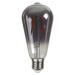 Teplá LED/filamentová žiarovka E27, 2 W Plain Smoke – Star Trading