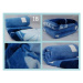 Luxusná deka z mikrovlákna 160 x 210cm svetlo modrá č.18