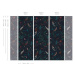 WALLCOLORS Teal Blue Garden wallpaper - tapeta POVRCH: Prowall Concrete