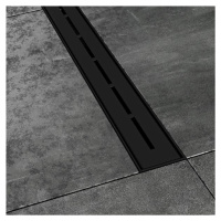 Podlahová vpust Ravak Runway 82 cm černá nerez X01751
