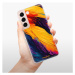 Odolné silikónové puzdro iSaprio - Orange Paint - Samsung Galaxy S22 5G