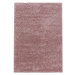 Kusový koberec Sydney Shaggy 3000 rose - 160x230 cm Ayyildiz koberce