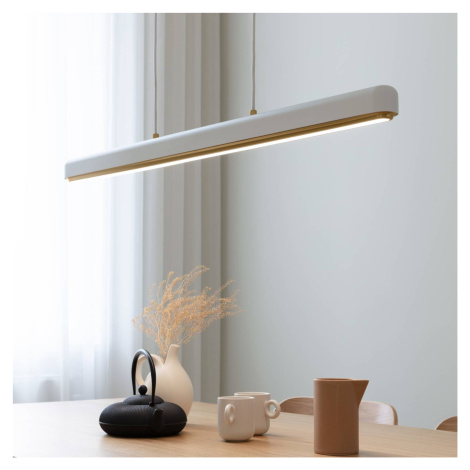 Závesné svietidlo UMAGE LED Hazel Branch, biela/mosadz, 100 cm