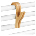 Závesné bambusové háčiky v prírodnej farbe v súprave 2 ks – Wenko