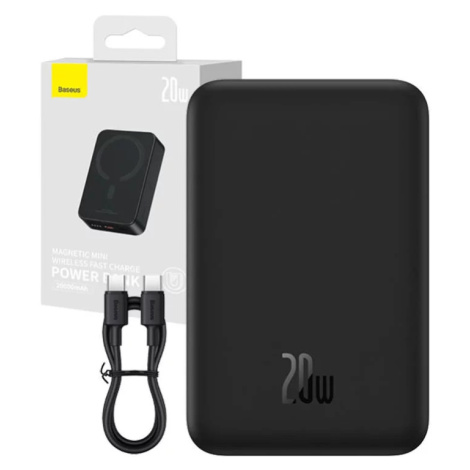 Nabíjačka Powerbank Baseus Magnetic Mini 20000mAh 20W MagSafe (black)