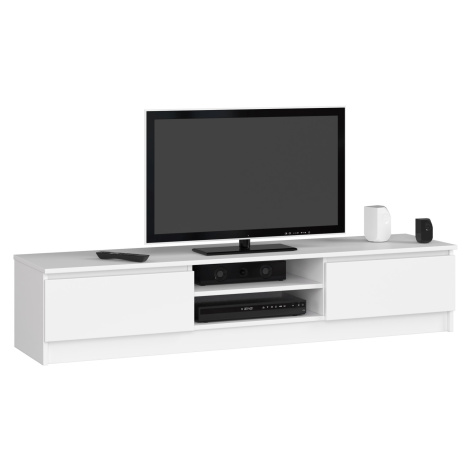 TV stolík Ronon 160 cm biely