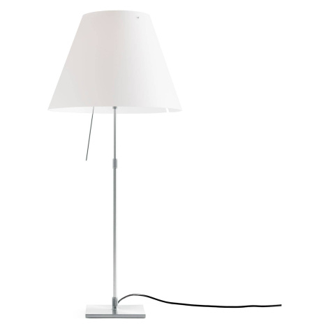 Luceplan Costanza stolová lampa D13i hliník/biela