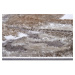 Kusový koberec Shine 105922 Floral White Grey Brown - 57x90 cm Hanse Home Collection koberce