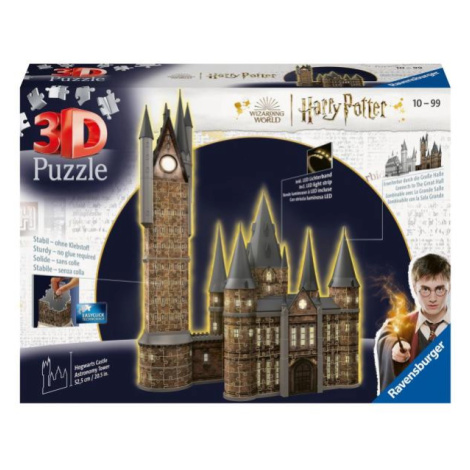 Ravensburger Harry Potter: Hrad Rokfort - Astronomická veža (Nočná edícia) 615 dielikov