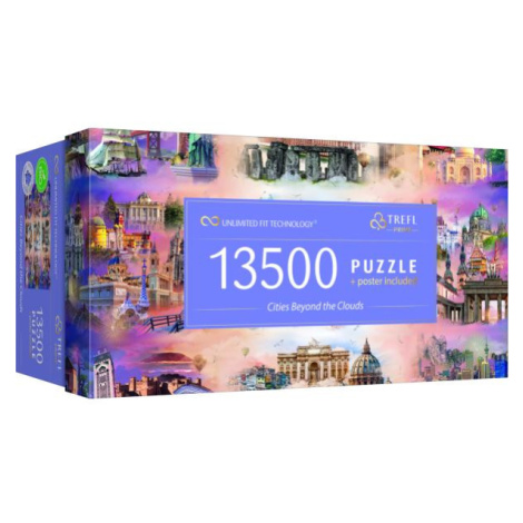 Trefl Puzzle 13500 UFT - Mestá za oblakmi