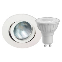 Megatron DecoclicSet zapustený LED GU10 4,2W biela