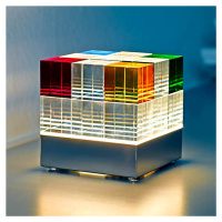 TECNOLUMEN Cubelight Move stolová lampa, farebná