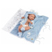 Llorens 73897 NEW BORN CHLAPČEK - realistická bábika bábätko s celovinylovým telom - 40