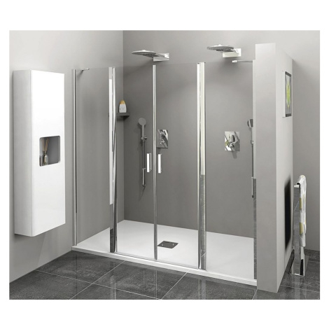 POLYSAN - ZOOM LINE sprchové dvere 1600mm, číre sklo ZL1416