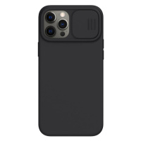 Silikónové puzdro na Apple iPhone 13 Pro Max Nillkin CamShield Silky čierne