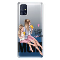 Odolné silikónové puzdro iSaprio - Milk Shake - Blond - Samsung Galaxy M31s