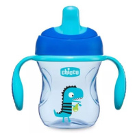 CHICCO Hrnček Training s držadlami 200 ml modrý 6m+