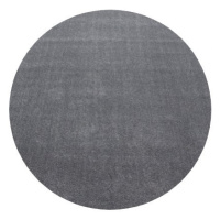 Kusový koberec Ata 7000 lightgrey kruh Rozmery koberca: 120x120 kruh