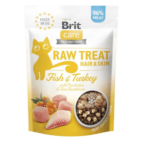 Brit Care Raw Treat Hair&amp;Skin 40g - Fish/Turkey