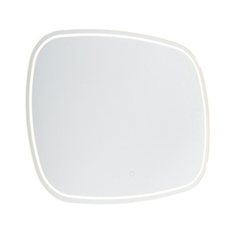 Moderné kúpeľňové zrkadlo 60x80 cm vrátane LED s dotykovým stmievačom IP44 - Miral QAZQA