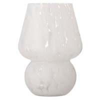 Biela sklenená váza Halim – Bloomingville