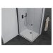 MEXEN/S - Pretória sprchovací kút 80x110, transparent, čierna + sprchová vanička vrátane sifónu 