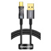 Kábel Baseus Explorer CATS000201, rýchle nabíjanie, dátový, USB - USB-C 100W, 1m, čierny