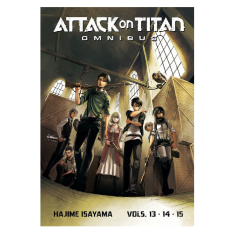 Kodansha America Attack on Titan Omnibus 5 (Vol. 13-15)