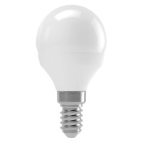 LED žiarovka Emos ZQ1210, E14, 4W, mini, číra, teplá biela