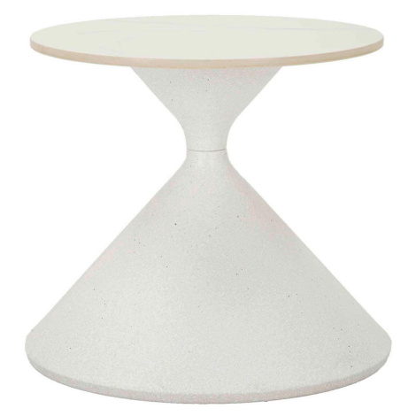 Mauro Ferretti KONFERENČNÝ STOLÍK, biela, kov, keramika, 42/42/40 cm