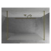 MEXEN/S - KIOTO samostatne stojaca sprchová zástena 110 x 200, matné sklo 8 mm, zlatá 800-110-00