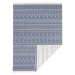 Kusový koberec Twin Supreme 103439 Kuba blue creme – na ven i na doma - 80x250 cm NORTHRUGS - Ha