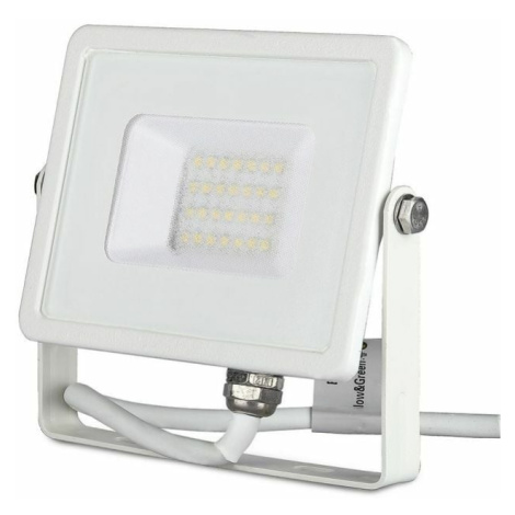 Reflektor LED PRO 20W, 3000K, 1600lm, biela VT-20 (V-TAC)