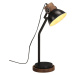 vidaXL Stolová lampa 25 W čierna 17x17x60 cm E27