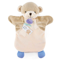 Plyšová vydra na bábkové divadlo Otter Hand Puppet Doudou et Compagnie hnedá 25 cm od 0 mes