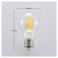 LED žiarovka E27 A60 6,5 W 2 700 K číra stmievač