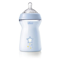 CHICCO Fľaša dojčenská Natural Feeling 330 ml chlapec 6m+