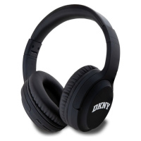 DKNY PU Leather Arch Logo Bluetooth Stereo Headphone čierne