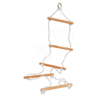 Drevený povrazový rebrík Rope Ladder Outdoor Eichhorn prírodný 170 cm dĺžka 60 kg nosnosť