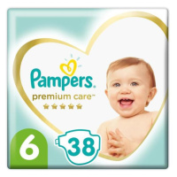 PAMPERS Premium Care jednorazové plienky veľ. 6, 38 ks, 13 kg+