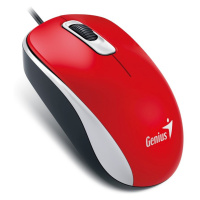 GENIUS myš DX-110, drôtová, 1000 dpi, USB, červená