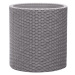 Keter Kvetináč Cylinder M Silver Grey