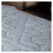 Tmavosivá prikrývka z recyklovanej bavlny na jednolôžko 140x250 cm Trio – Mette Ditmer Denmark