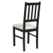 Sconto Jedálenská stolička BOLS 4 čierna/béžová