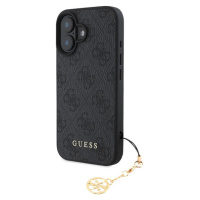 Guess 4G Charm kryt pre iPhone 16 sivý