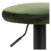 Barová stolička so zeleným polstrovaním Actona Finch