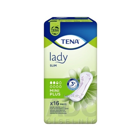 TENA Lady Slim Mini Plus absorpčné vložky pre ženy 16 ks